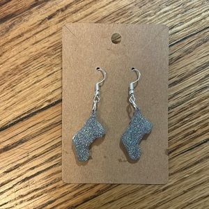 Handmade holiday earrings